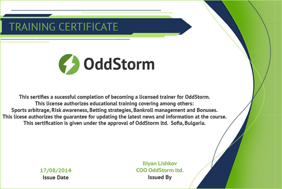 Arbitrage guides and oddstorm