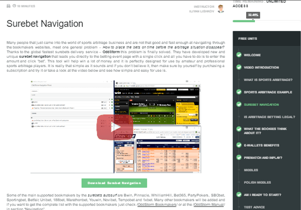 surebets video lesson